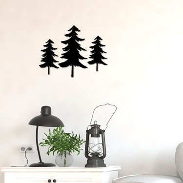 Pine Tree Metal Art